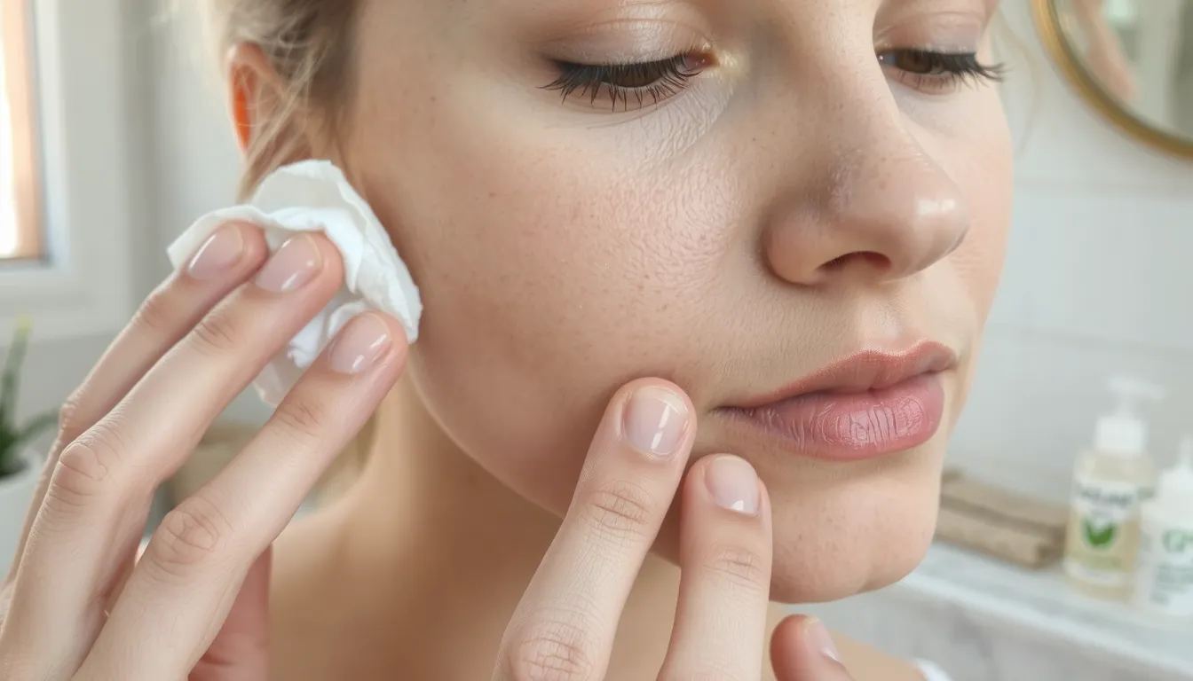 petit bouton blanc apres epilation visage